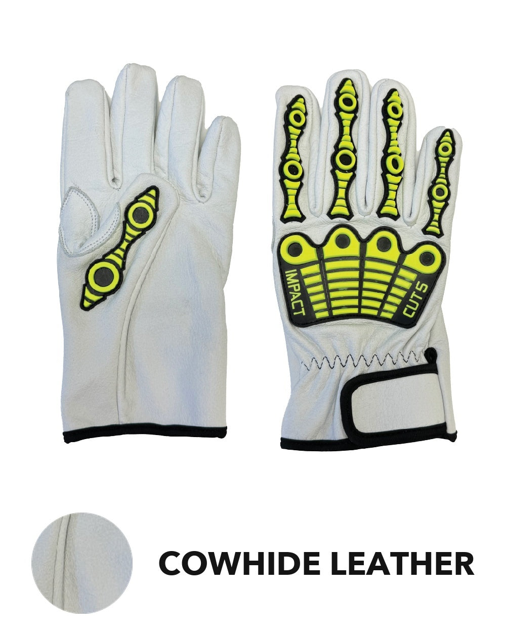 Cowhide Leather Impact Resistant Gloves original product image