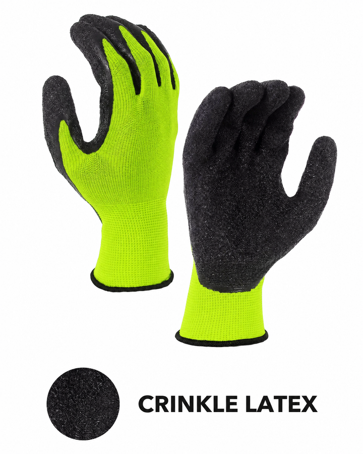 Crinkle Latex Coated Safety Work Gloves original product image