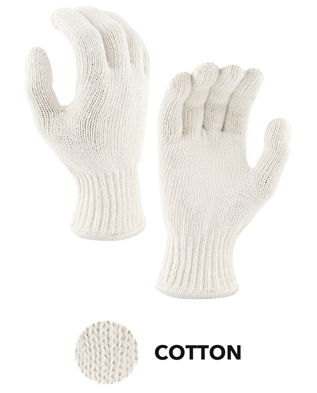 Cotton Polyester String Knit Work Gloves original product image