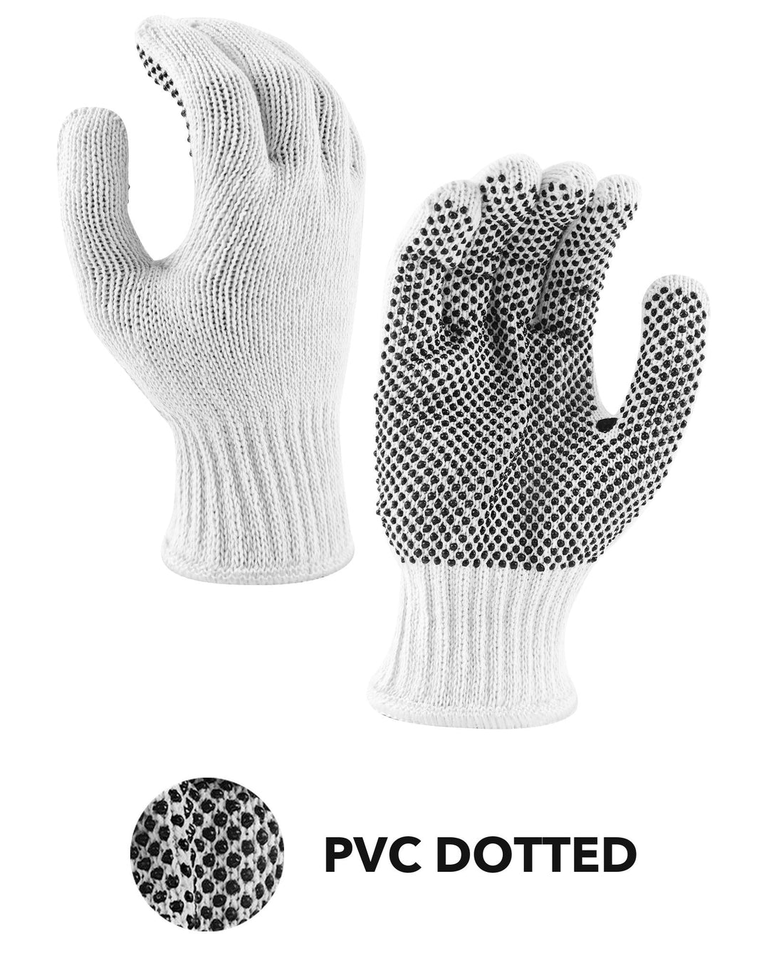 PVC DOT STRING KNIT WORK GLOVES original product image