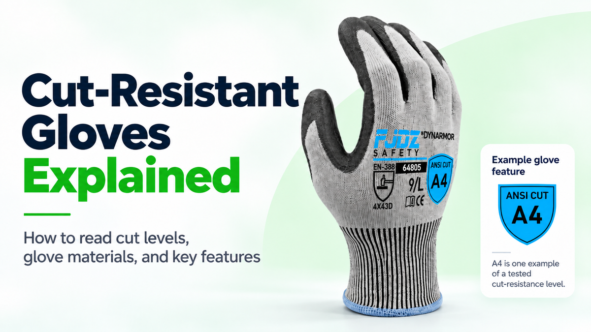 Cut-Resistant Gloves Explained: ANSI Cut Levels, Materials & How to Choose