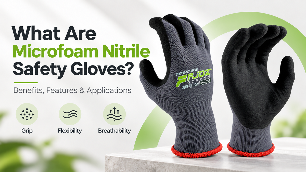 What Are Microfoam Nitrile Safety Gloves? Benefits, Features & Applications