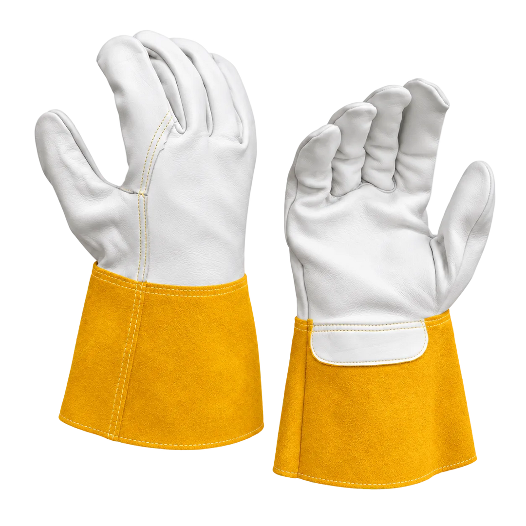 FJDZ premium top-grain goatskin TIG welding gloves