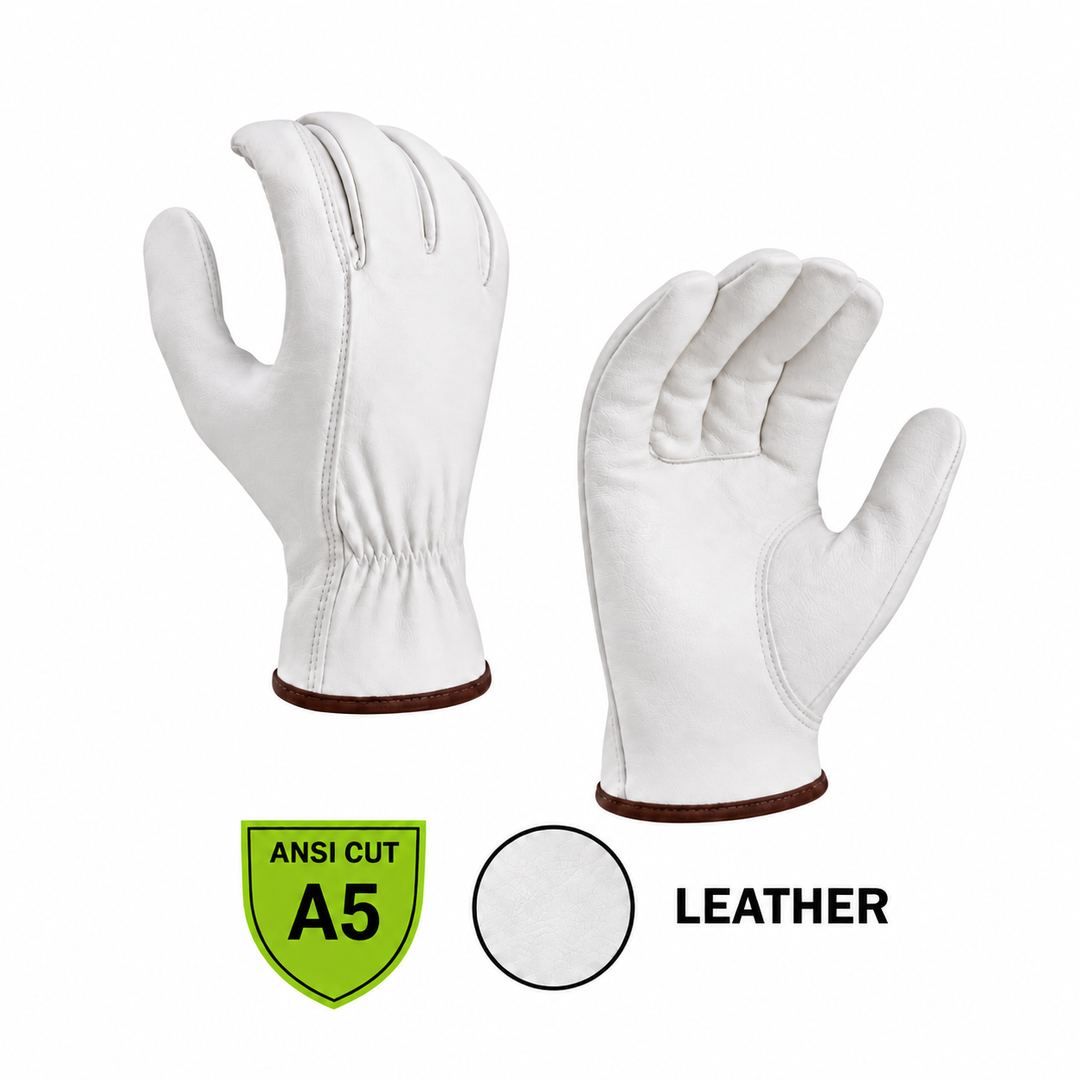 Premium Top Grain Goatskin Leather Drivers Glove