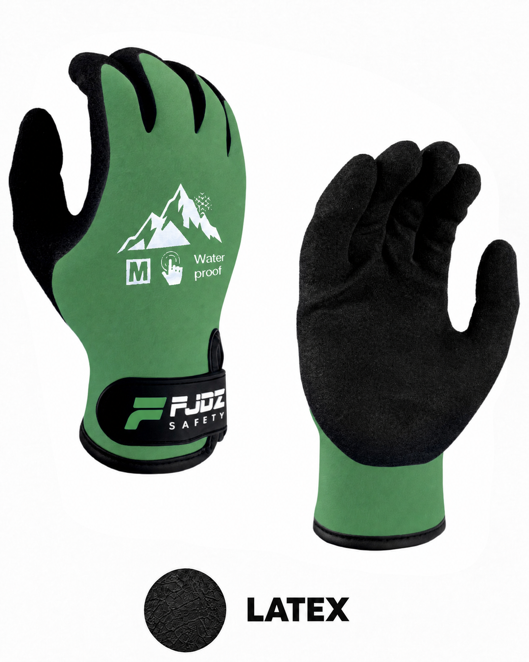 FJDZ waterproof winter work gloves, alternate product image