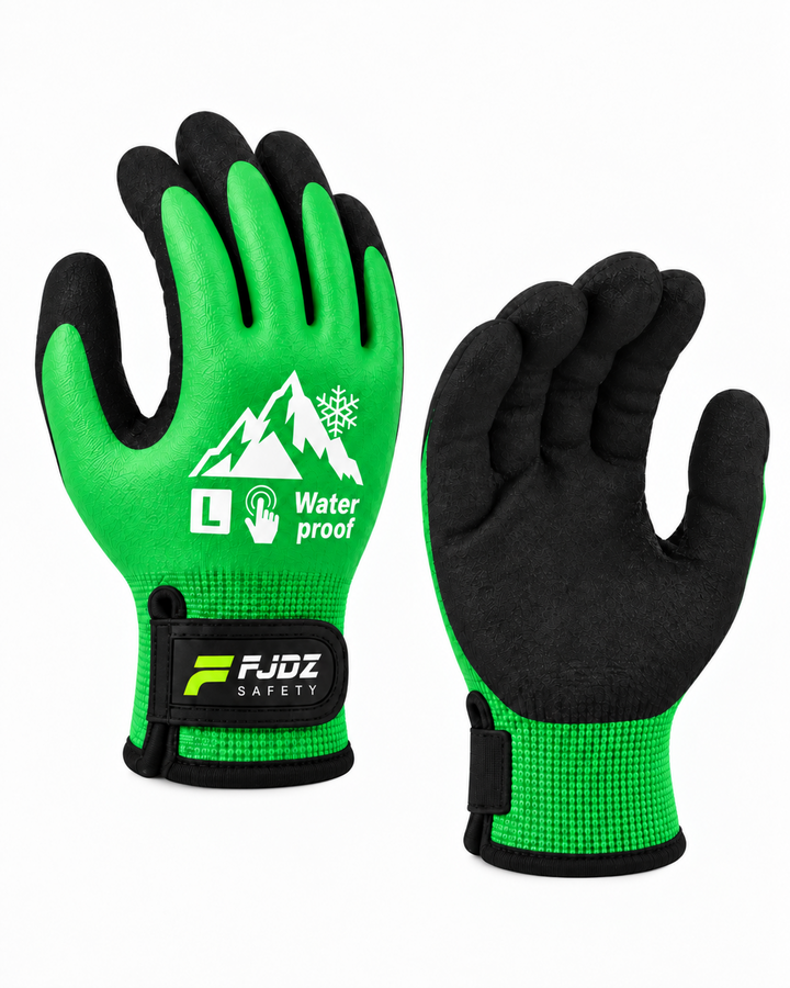 FJDZ Waterproof Winter Gloves - Poison Green