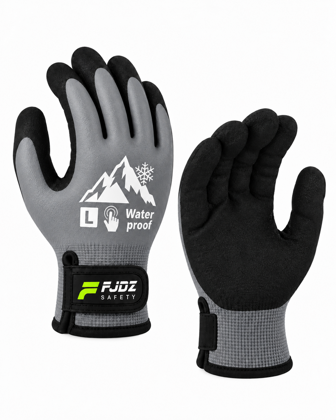 FJDZ Waterproof Winter Gloves - Ultimate Gray