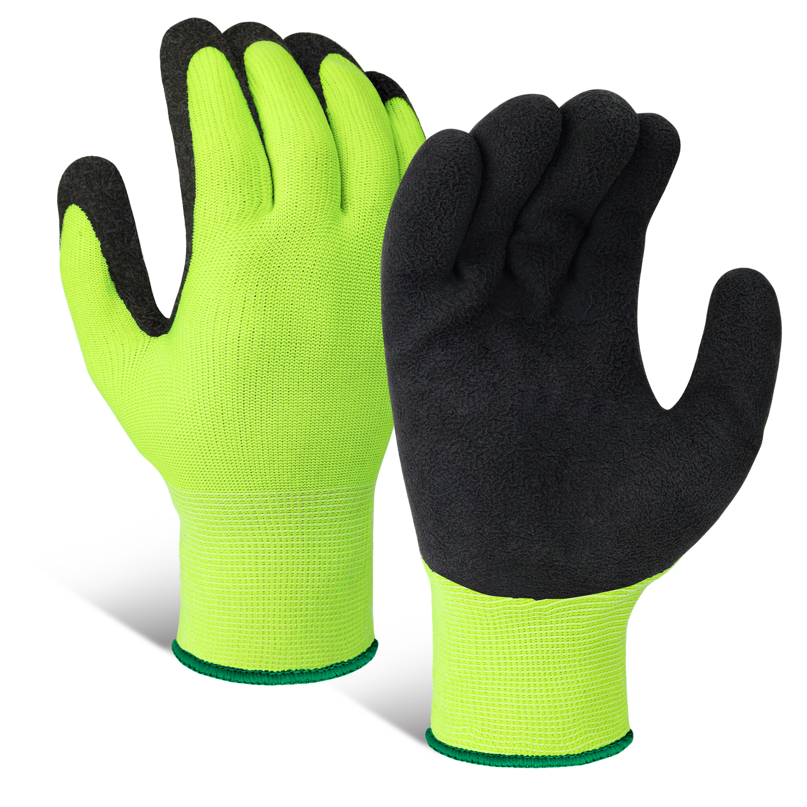 Crinkle Latex Coated Working Gloves with Thermal Liner – FJDZ Safety